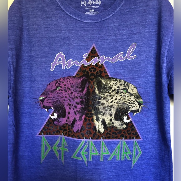 Def Leppard Animal Cropped T Shirt - Picture 4 of 4